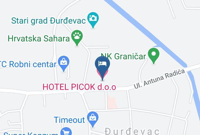 Durdevac - Hotel Picok D O O Maps