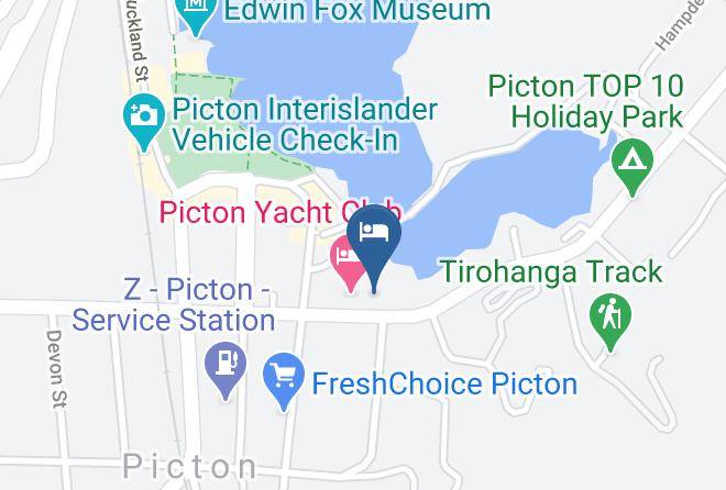 Picton Beachcomber Inn Map