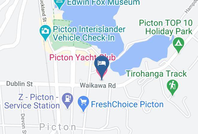 Picton - Picton Yacht Club Hotel Maps