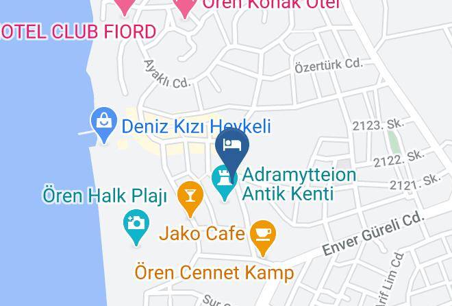 Burhaniye - Pidasus Hotel Maps