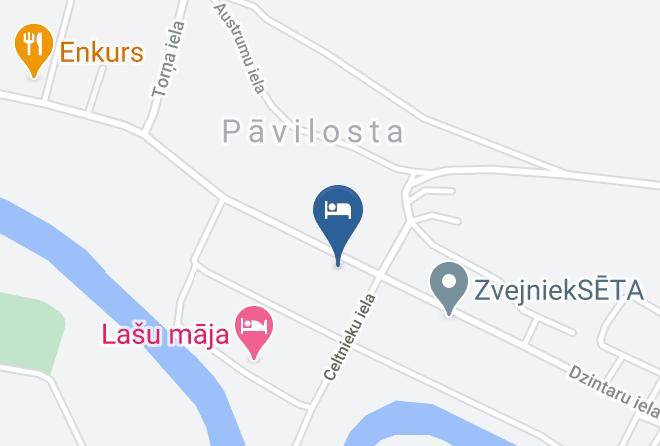 Pavilosta - Pie Pifa Viesu Nams Maps