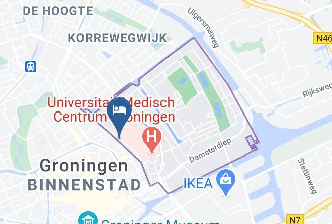 Groningen Groningen Centrum - Pied A Terre Oostersingel Maps