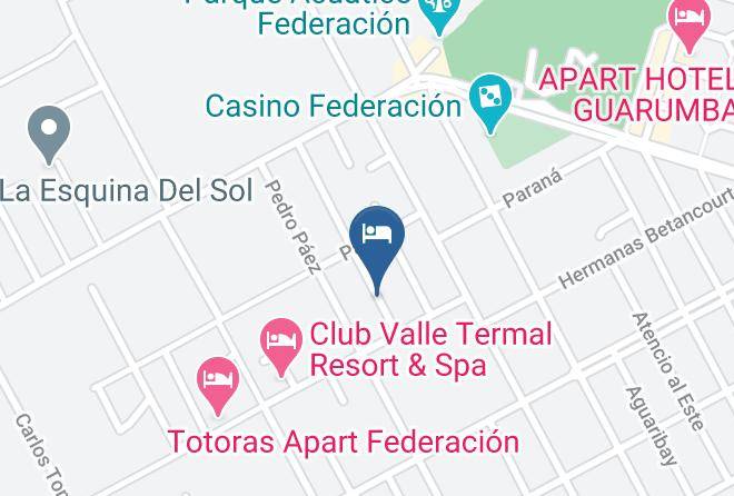 Federacion - Piedra De Agua Apart Hotel Maps