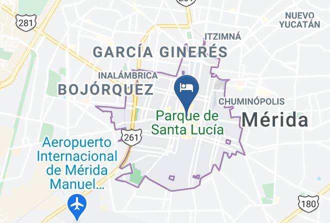 Merida - Piedra Agua Hotel Boutique Maps