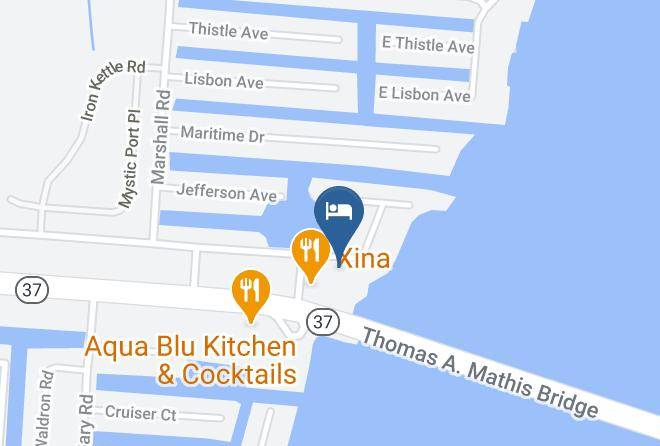 Ocean - Pier One Motel & Marina Maps