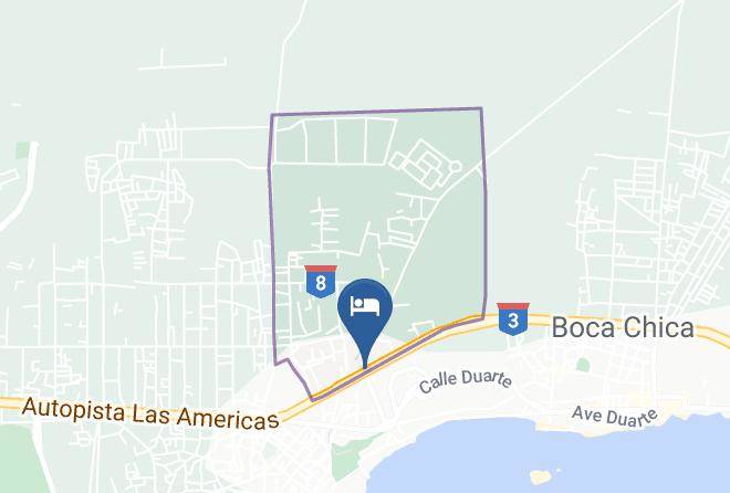 Boca Chica - Pierinis Hotel Maps
