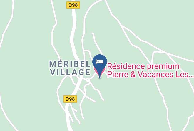 Savoie - Residence Premium Pierre & Vacances Les Fermes De Meribel Maps