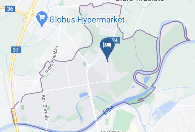 Pardubice - Pierre Hotel & Restaurant Maps