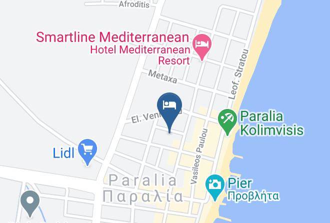 Pieria - Pigasos Hotel Maps