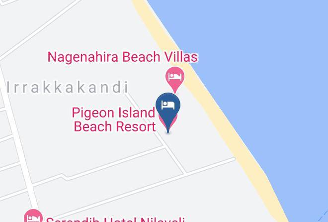 Trincomalee - Pigeon Island Beach Resort Maps