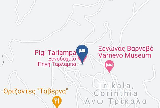 Korinthia - Pigi Tarlampa Hotel Maps