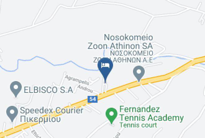 East Attica - Pikermi Hotel Maps