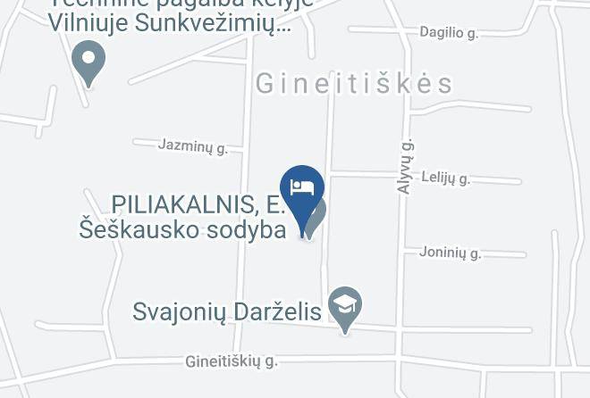 Vilnius - Piliakalnis Maps