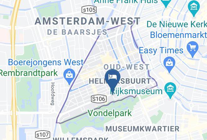 Amsterdam - Pillows Luxury Boutique Hotel Anna Van Den Vondel Maps