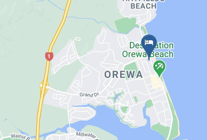 Orewa - Pillows Backpackers Lodge Maps