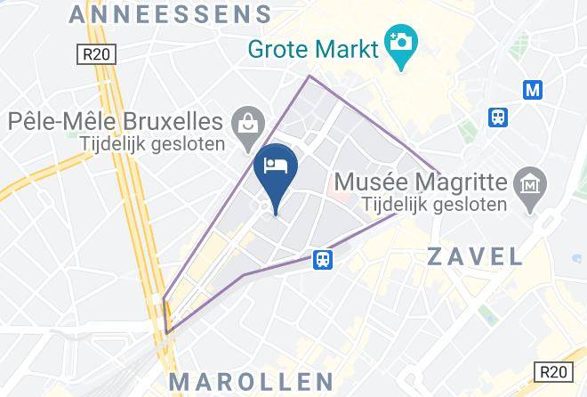 Brussels - Pillows Grand Boutique Hotel Place Rouppe Maps