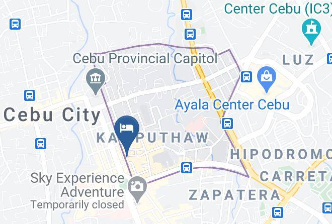 Cebu - Pillows Hotel Maps