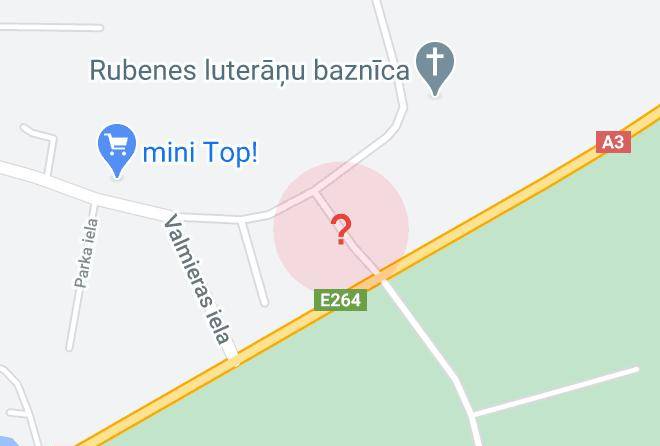 Rubene - Pilskalni Valmiera Maps