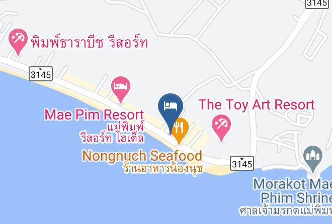 Amphoe Klaeng - Pimpimarn Hotel Maps