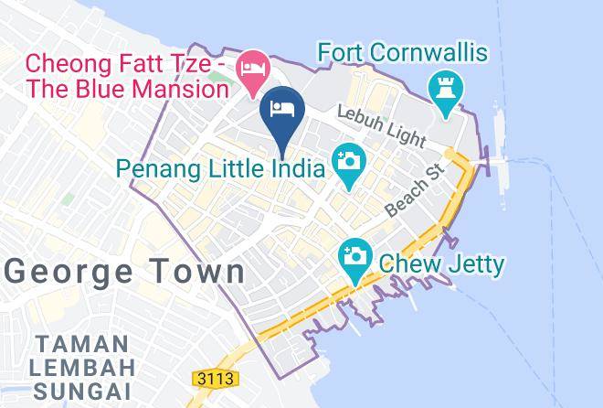 Georgetown - Pin Seng Hotel Maps
