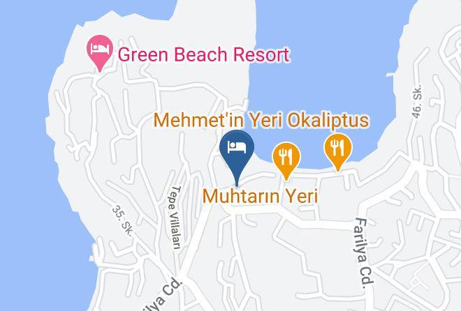 Bodrum - Pinar Otel Maps