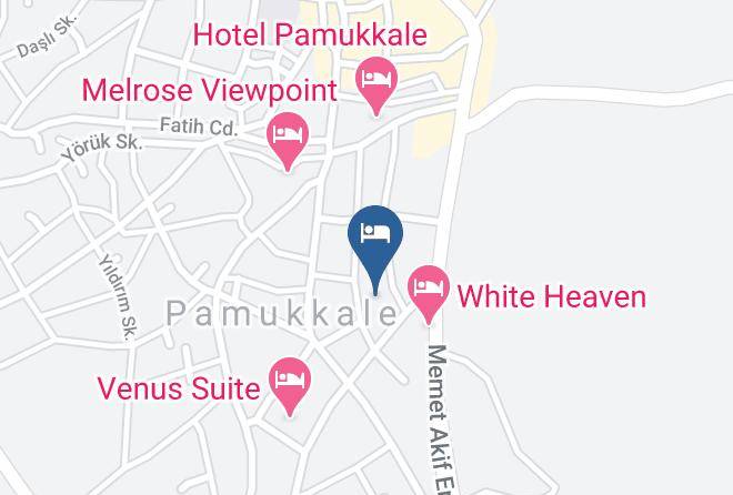 Pamukkale - Pinar Otel Maps