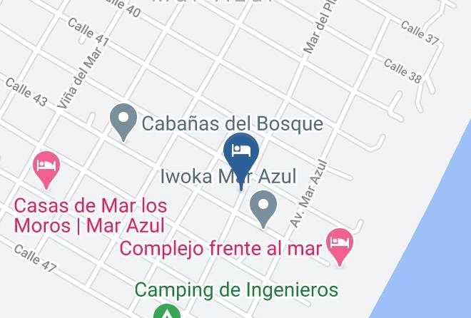 Villa Gesell - Pinares Del Mar Maps