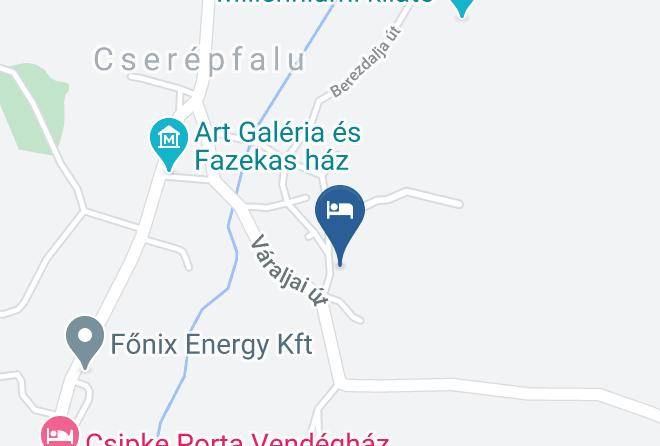 Cserepfalu - Pincedombi Vendeghaz Maps