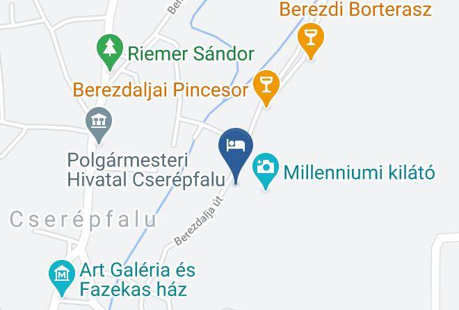 Cserepfalu - Pinczes Vendeghaz Maps