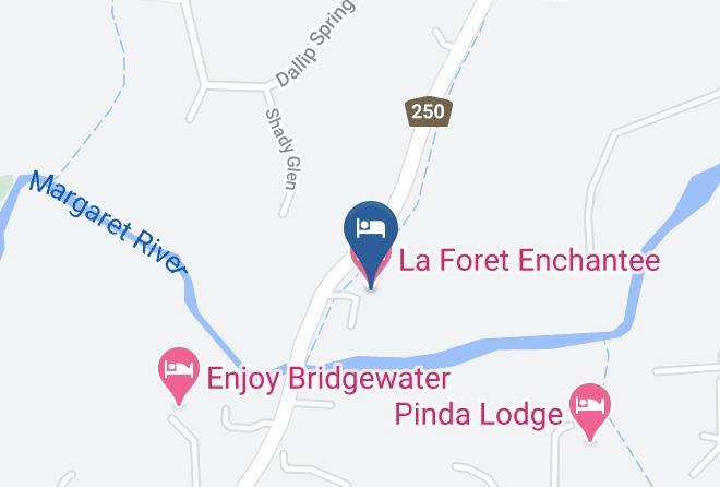 Augusta Margaret River - La Foret Enchantee Maps