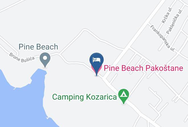 Pakostane - Pine Beach Pakostane Maps