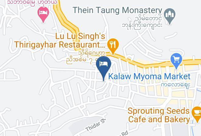 Taunggyi - Pine Breeze Hotel Maps