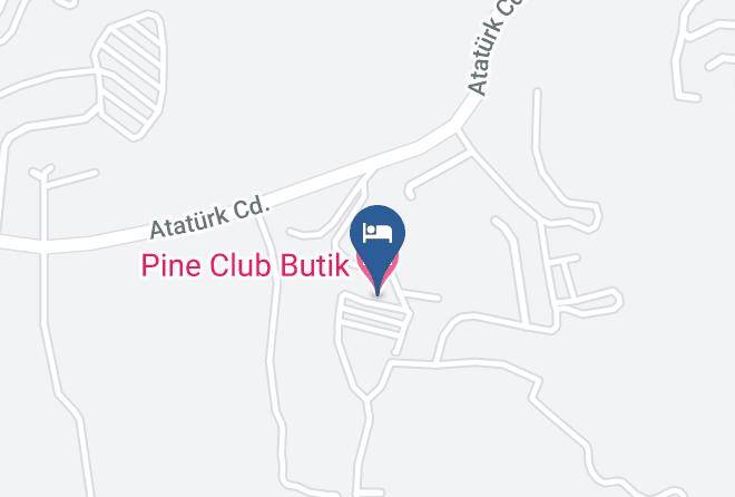 Sogucak - Pine Club Butik Hotel Maps