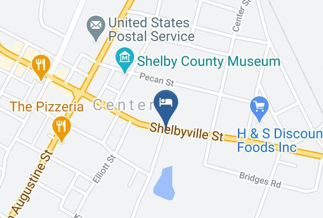 Shelby - Pine Colony Inn Maps