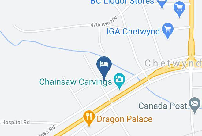 Peace River - Pine Cone Motor Inn Maps