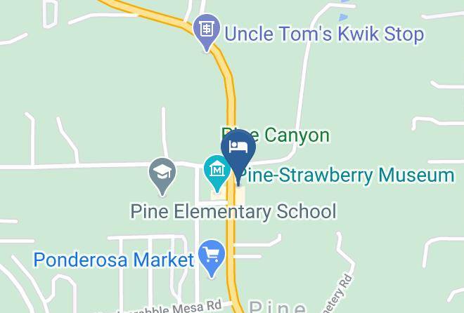 Gila - Pine Creek Cabins Maps