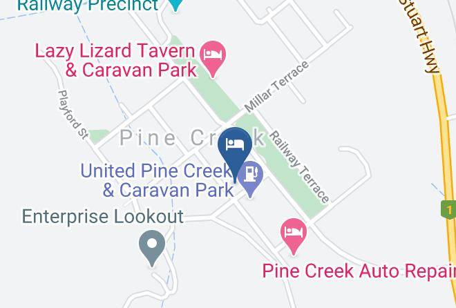 Pine Creek Hotel Map