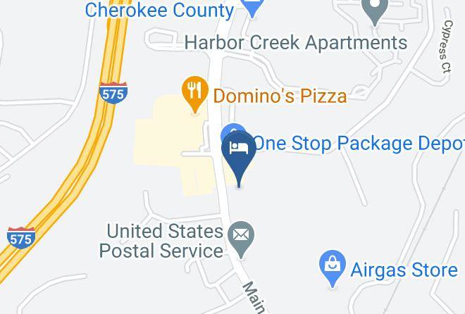 Cherokee - Pine Crest Motor Lodge Maps