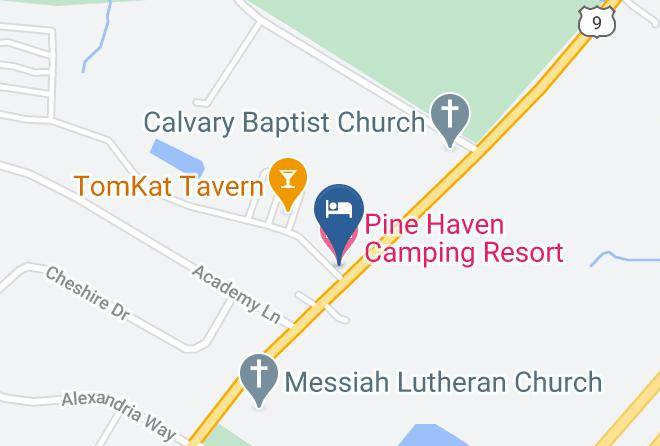 Pine Haven Camping Resort Map