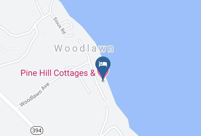 Chautauqua - Pine Hill Cottages & Motel Maps