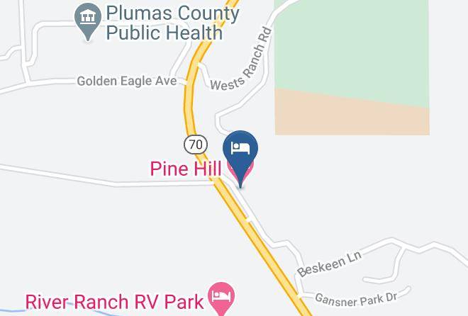 Plumas - Pine Hill Motel Maps