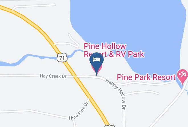 Hubbard - Pine Hollow Resort & Rv Park Maps