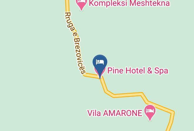 Strpce - Pine Hotel & Spa Maps