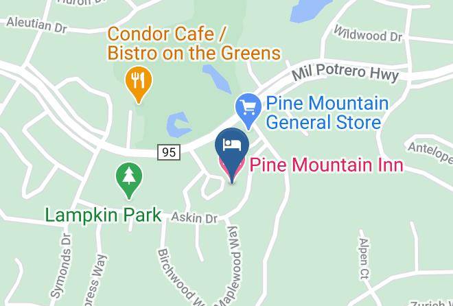 Kern - Pine Mountain Inn Maps