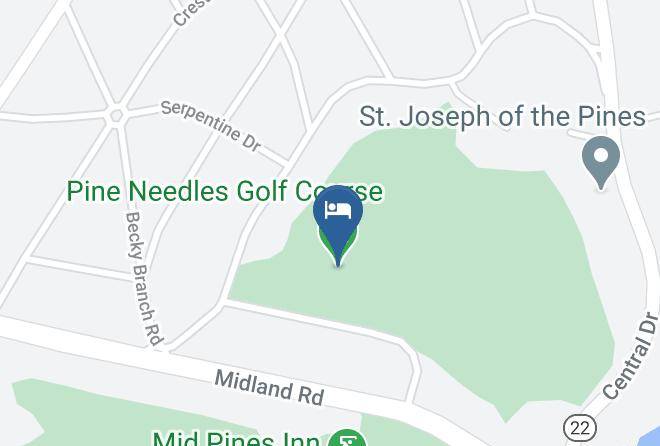 Moore - Pine Needles Golf Course Maps
