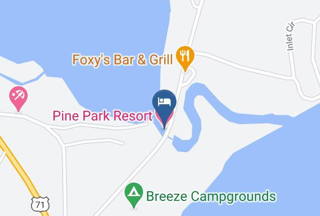 Hubbard - Pine Park Resort Maps