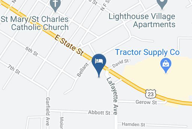 Pine River Motel Map