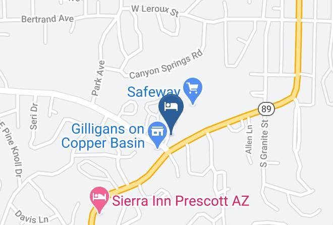 Yavapai - Pine View Motel Maps