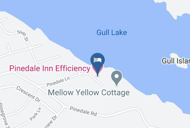 Pinedale Inn Efficiency Motel Map