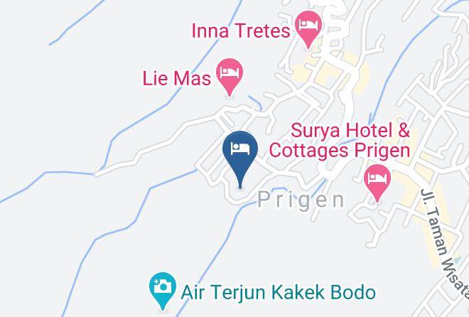 Mojokerto Regency - Pines Garden Resort Hotel Maps